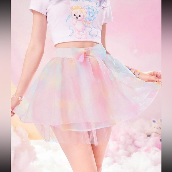 ROMWE for SHEIN Ballet Core Tutu Rainbow Color- Zip Side. Adult Small - Picture 11 of 11